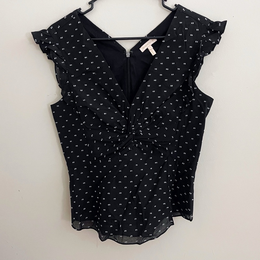 Rebecca Taylor V-neck top chic coquette girly spring feminine  office fairy